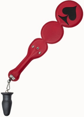 ШЛЁПАЛКА КАРТОЧНЫЕ МАСТИ ПИКИ, (520700)