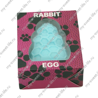 Мастурбатор ручной Rabbit Egg, 42 гр, голубой (86915)