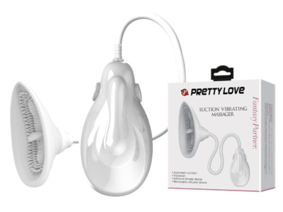 Помпа для стимуляции клитора и малых половых губ, с вибратором PASSIONATE LOVER (BI-014096-2)