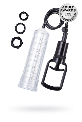 Помпа для пениса TOYFA A-Toys, TPE, прозрачный, 23,5 см (0T-00009388)