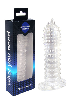 Насадка закрытая CRYSTAL SLEEVE L 130 мм D 35 мм (EE-10032)