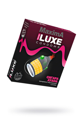 Презервативы Luxe, maxima, Сигара Хуана, 18 см, 5.2 см, 1 шт. (0T-00010913)