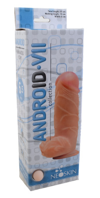 ФАЛЛОИМИТАТОР РЕАЛИСТИК ANDROID LONG L 130 мм D 60 мм, киберкожа (554403)