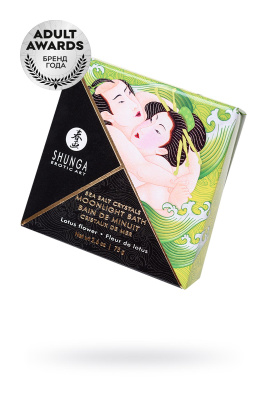 Соль Мёртвого моря Shunga Moonlight Bath Цветок лотоса с лечебными свойствами, 75 гр. (0T-00010988)